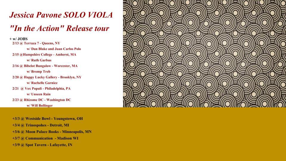 solo viola tour in the action 2019